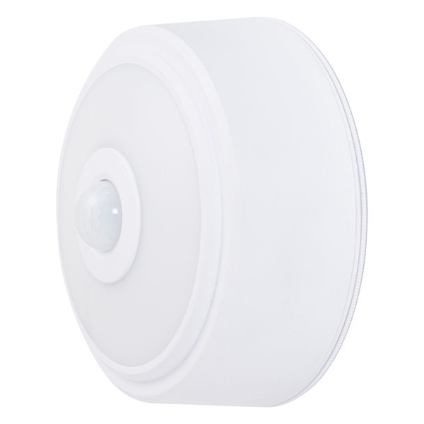 Ebern Designs Energizer Battery Operated Motion Sensing LED Ceiling Light Fixture 100 Lumens